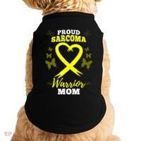 Proud Sarcoma Warrior Mom Sarcoma Awareness Bone Cancer Great Gift Doggie Tank thumb 0