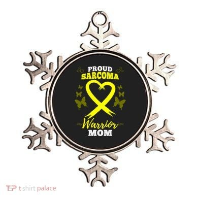 Proud Sarcoma Warrior Mom Sarcoma Awareness Bone Cancer Great Gift Ornament