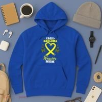 Proud Sarcoma Warrior Mom Sarcoma Awareness Bone Cancer Great Gift Hoodie thumb 3