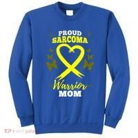 Proud Sarcoma Warrior Mom Sarcoma Awareness Bone Cancer Great Gift Sweatshirt thumb 0