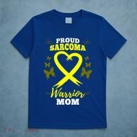 Proud Sarcoma Warrior Mom Sarcoma Awareness Bone Cancer Great Gift T-Shirt thumb 5