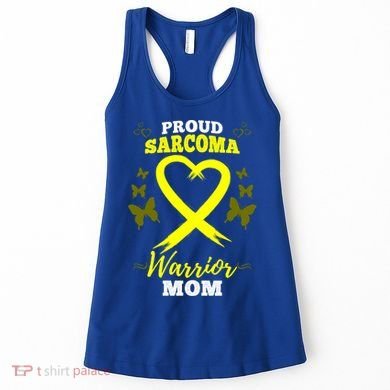 Proud Sarcoma Warrior Mom Sarcoma Awareness Bone Cancer Great Gift Women's Tank Top