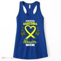 Proud Sarcoma Warrior Mom Sarcoma Awareness Bone Cancer Great Gift Women's Tank Top thumb 0
