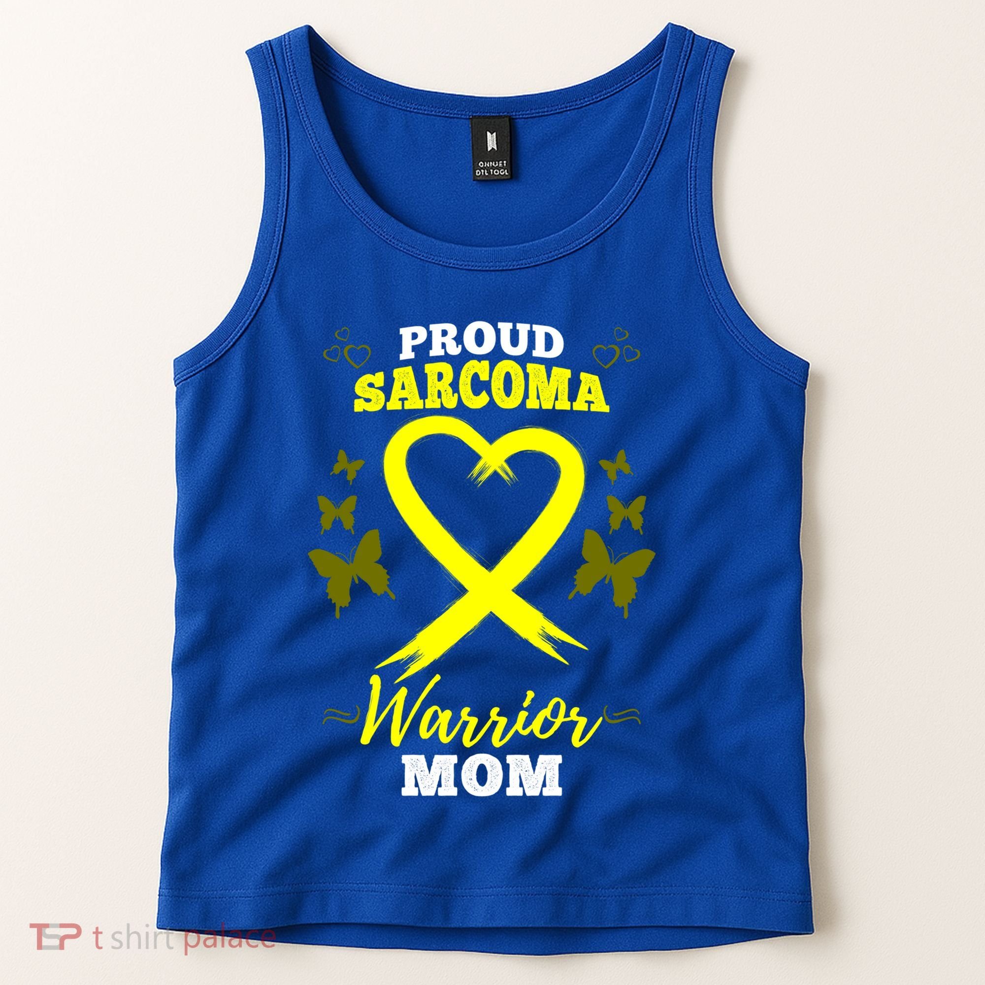 Proud Sarcoma Warrior Mom Sarcoma Awareness Bone Cancer Great Gift Tank Top