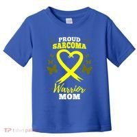 Proud Sarcoma Warrior Mom Sarcoma Awareness Bone Cancer Great Gift Toddler T-Shirt thumb 0
