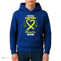Proud Sarcoma Warrior Mom Sarcoma Awareness Bone Cancer Great Gift Kids Hoodie thumb 4