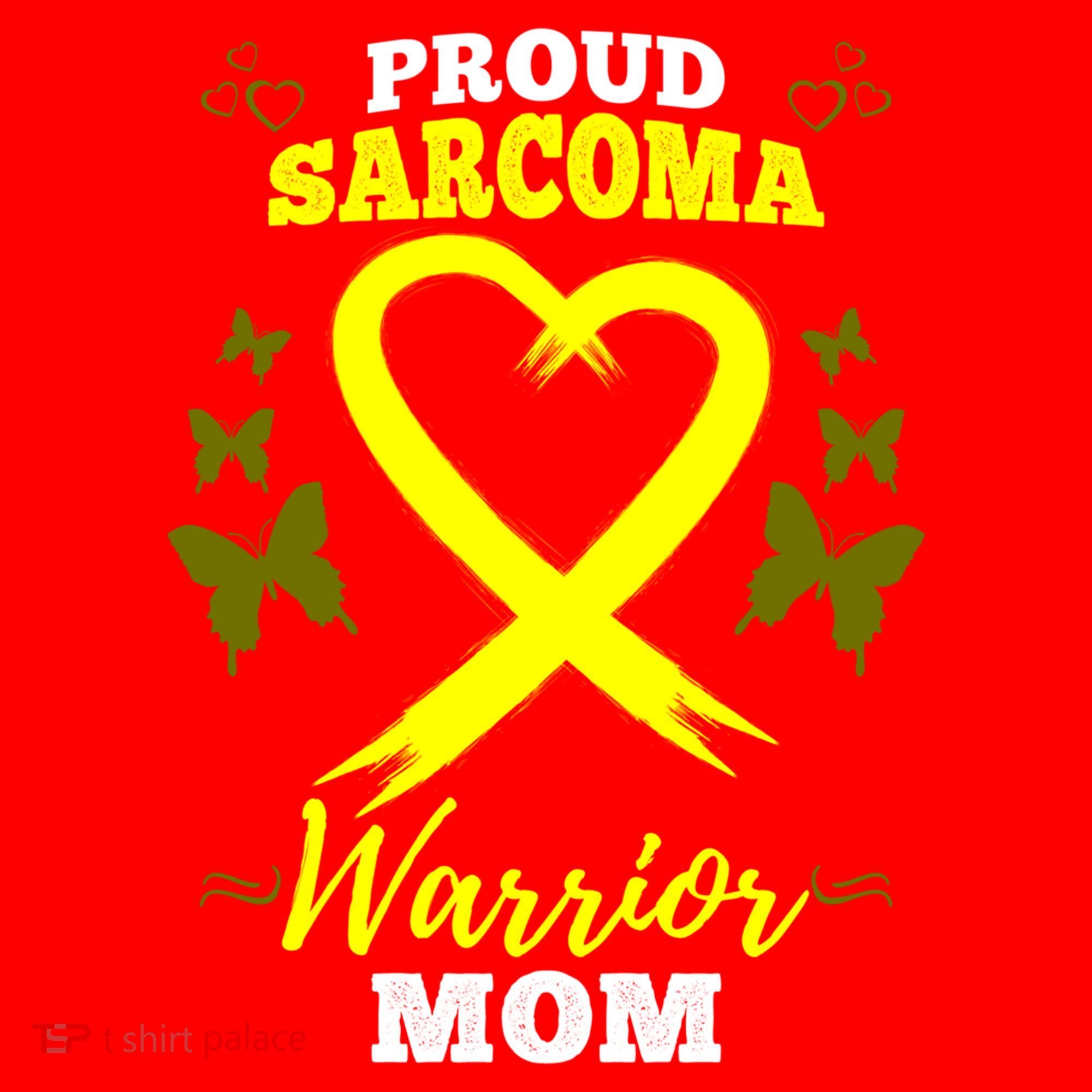 Proud Sarcoma Warrior Mom Sarcoma Awareness Bone Cancer Great Gift Santa Hat