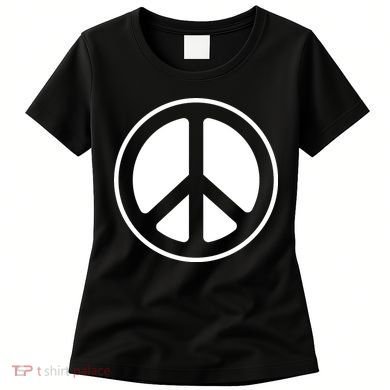 Peace Sign White Women's T-Shirt