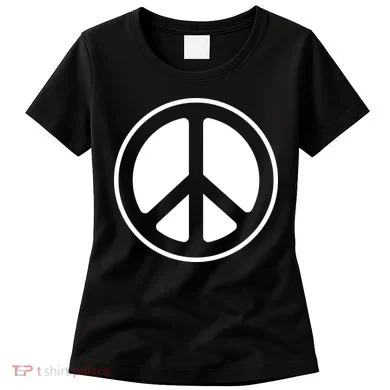 Peace Sign White Women's T-Shirt