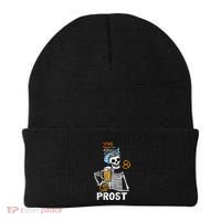 Prost Skeleton Women Bavarian Octoberfest German Oktoberfest Beanie thumb 0