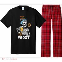 Prost Skeleton Women Bavarian Octoberfest German Oktoberfest Pajama Set thumb 0