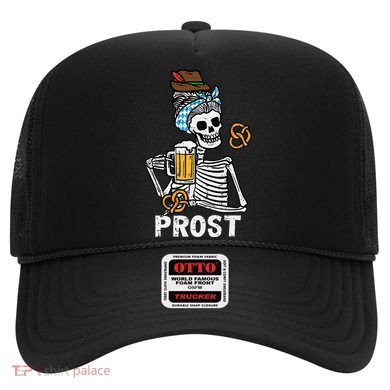 Prost Skeleton Women Bavarian Octoberfest German Oktoberfest Hat