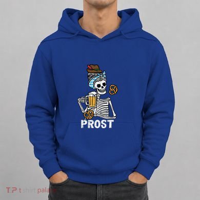 Prost Skeleton Women Bavarian Octoberfest German Oktoberfest Hoodie