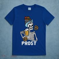 Prost Skeleton Women Bavarian Octoberfest German Oktoberfest T-Shirt thumb 5