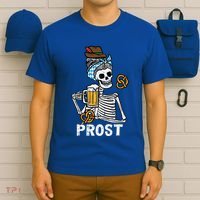 Prost Skeleton Women Bavarian Octoberfest German Oktoberfest T-Shirt thumb 6