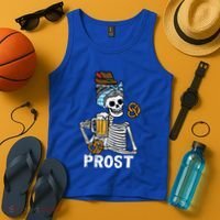 Prost Skeleton Women Bavarian Octoberfest German Oktoberfest Tank Top thumb 4