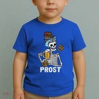 Prost Skeleton Women Bavarian Octoberfest German Oktoberfest Toddler T-Shirt thumb 2