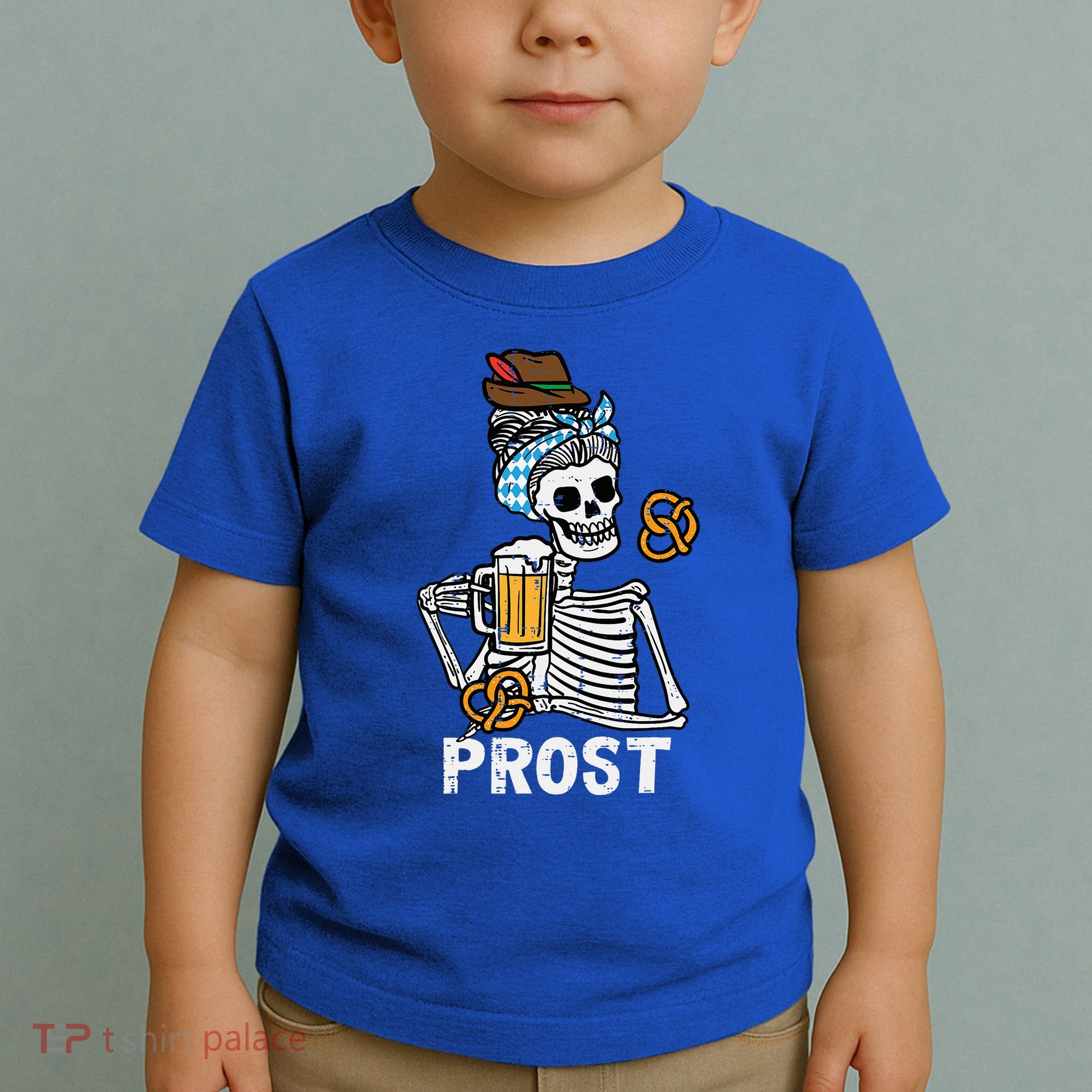 Prost Skeleton Women Bavarian Octoberfest German Oktoberfest Toddler T-Shirt