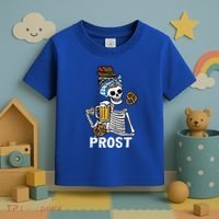Prost Skeleton Women Bavarian Octoberfest German Oktoberfest Toddler T-Shirt thumb 3