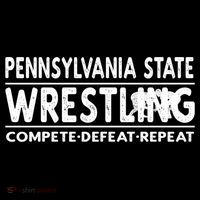 Pennsylvania State Wrestling Compete Defeat Repeat Gift Bucket Hat thumb 4