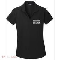 Pennsylvania State Wrestling Compete Defeat Repeat Gift Women's Dry Zone Grid Polo thumb 0