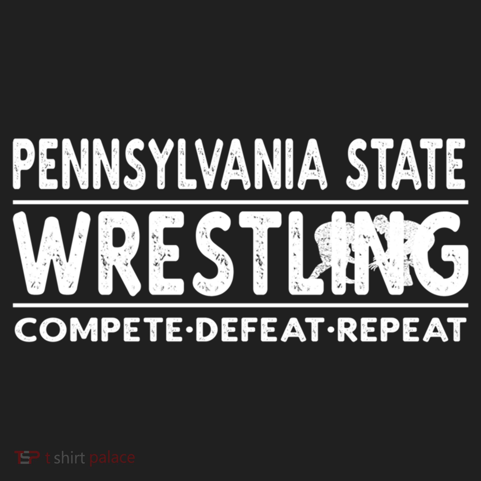Pennsylvania State Wrestling Compete Defeat Repeat Gift Hat