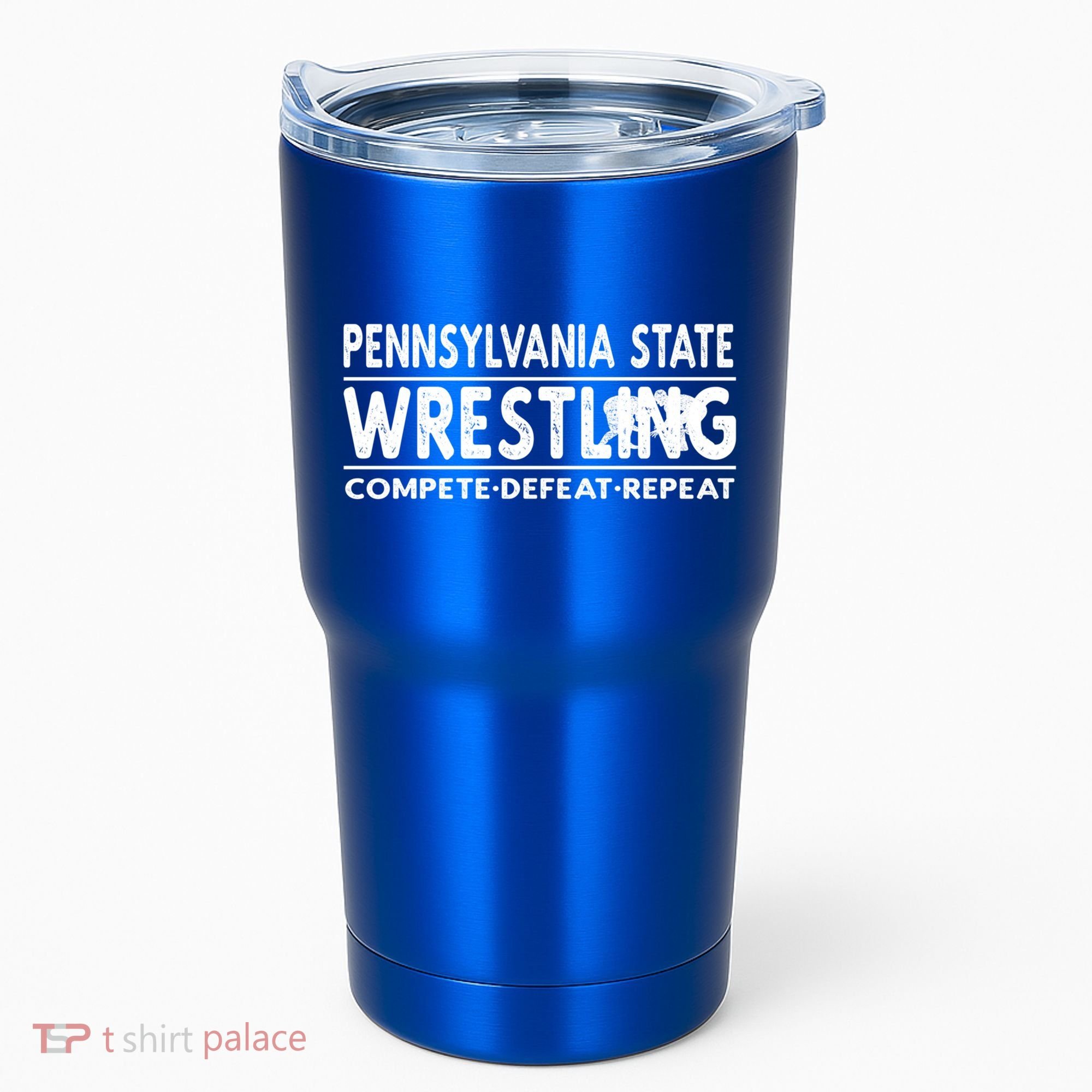 Pennsylvania State Wrestling Compete Defeat Repeat Gift Tumbler
