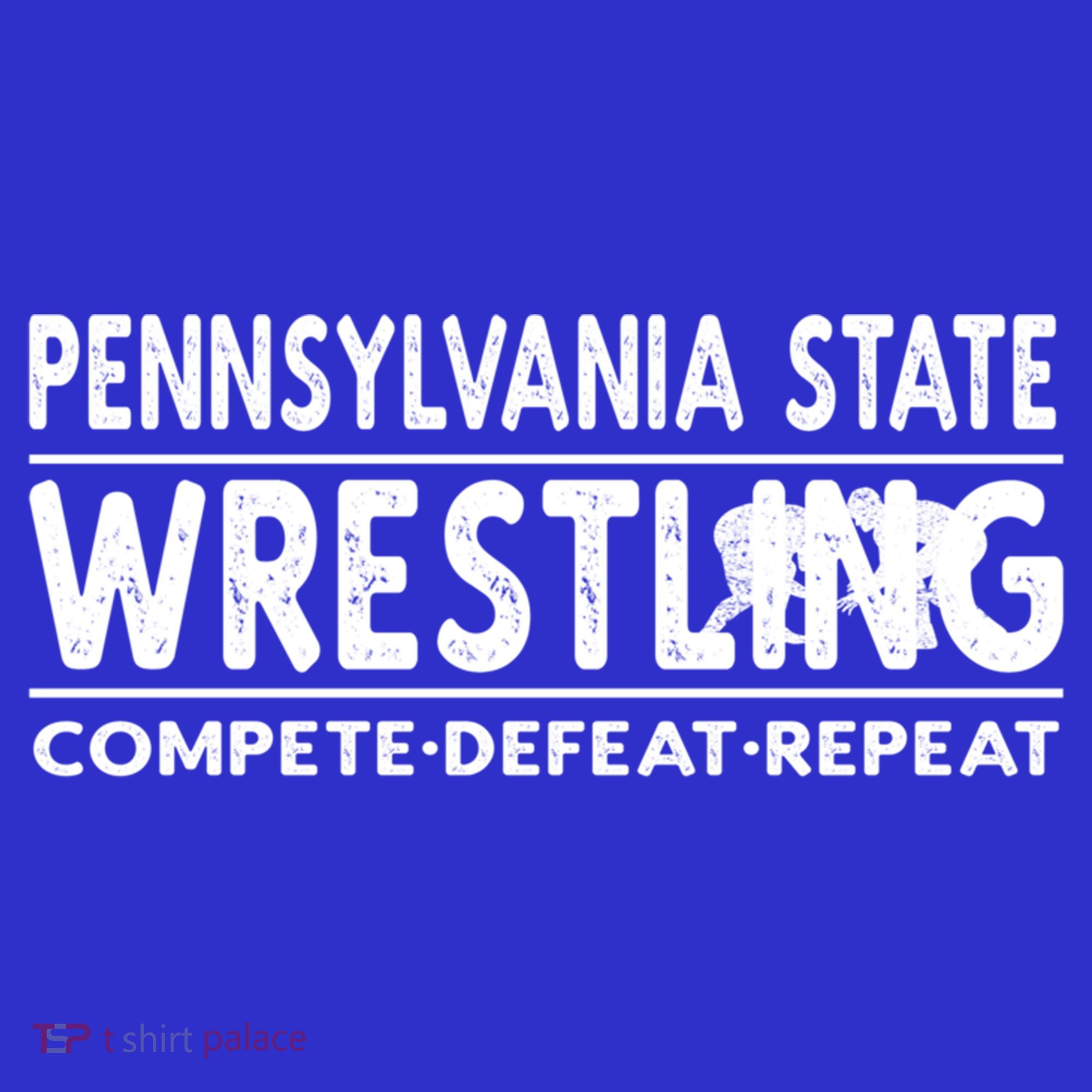 Pennsylvania State Wrestling Compete Defeat Repeat Gift Women's Tank Top