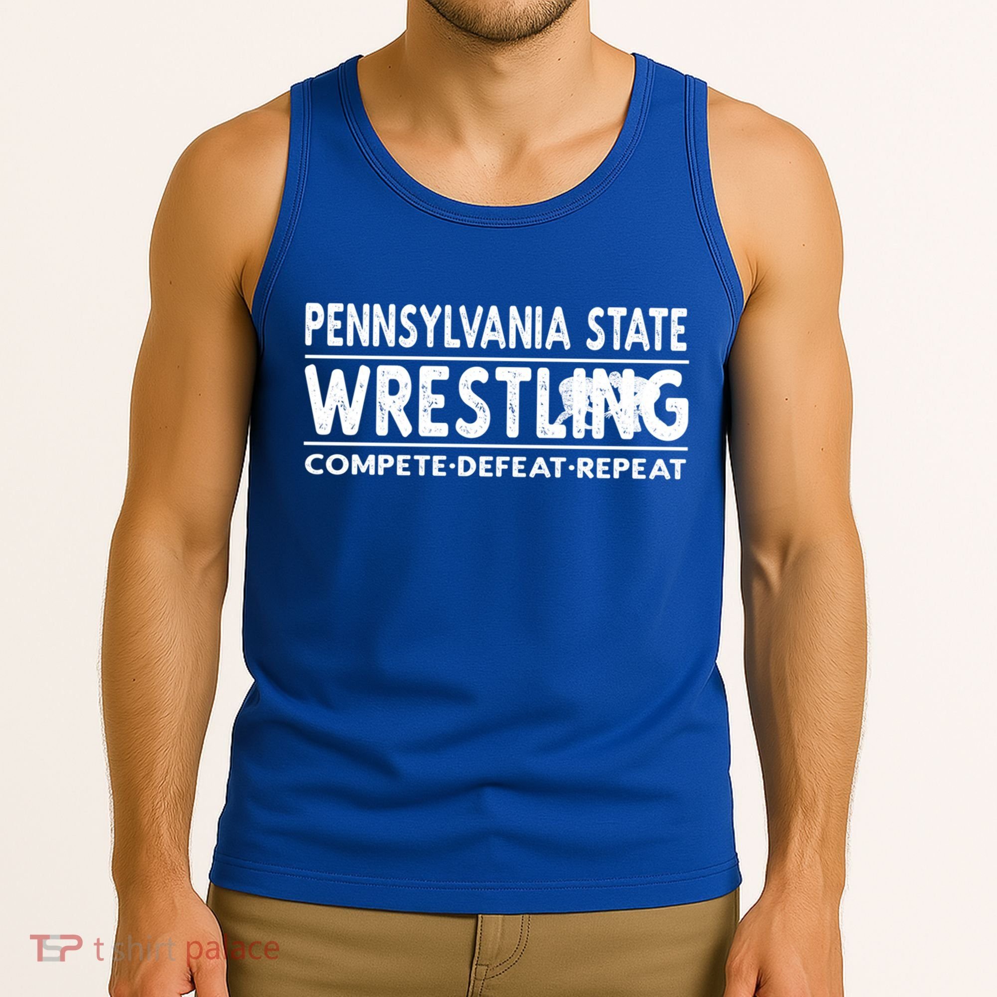 Pennsylvania State Wrestling Compete Defeat Repeat Gift Tank Top