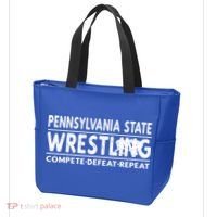 Pennsylvania State Wrestling Compete Defeat Repeat Gift Tote Bag thumb 3