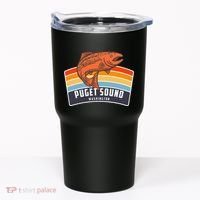 Puget Sound Washington Salmon Fishing Tumbler thumb 0