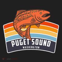 Puget Sound Washington Salmon Fishing Tumbler thumb 3