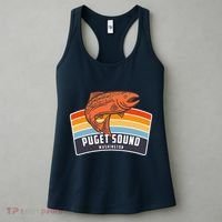Puget Sound Washington Salmon Fishing Women's Tank Top thumb 3