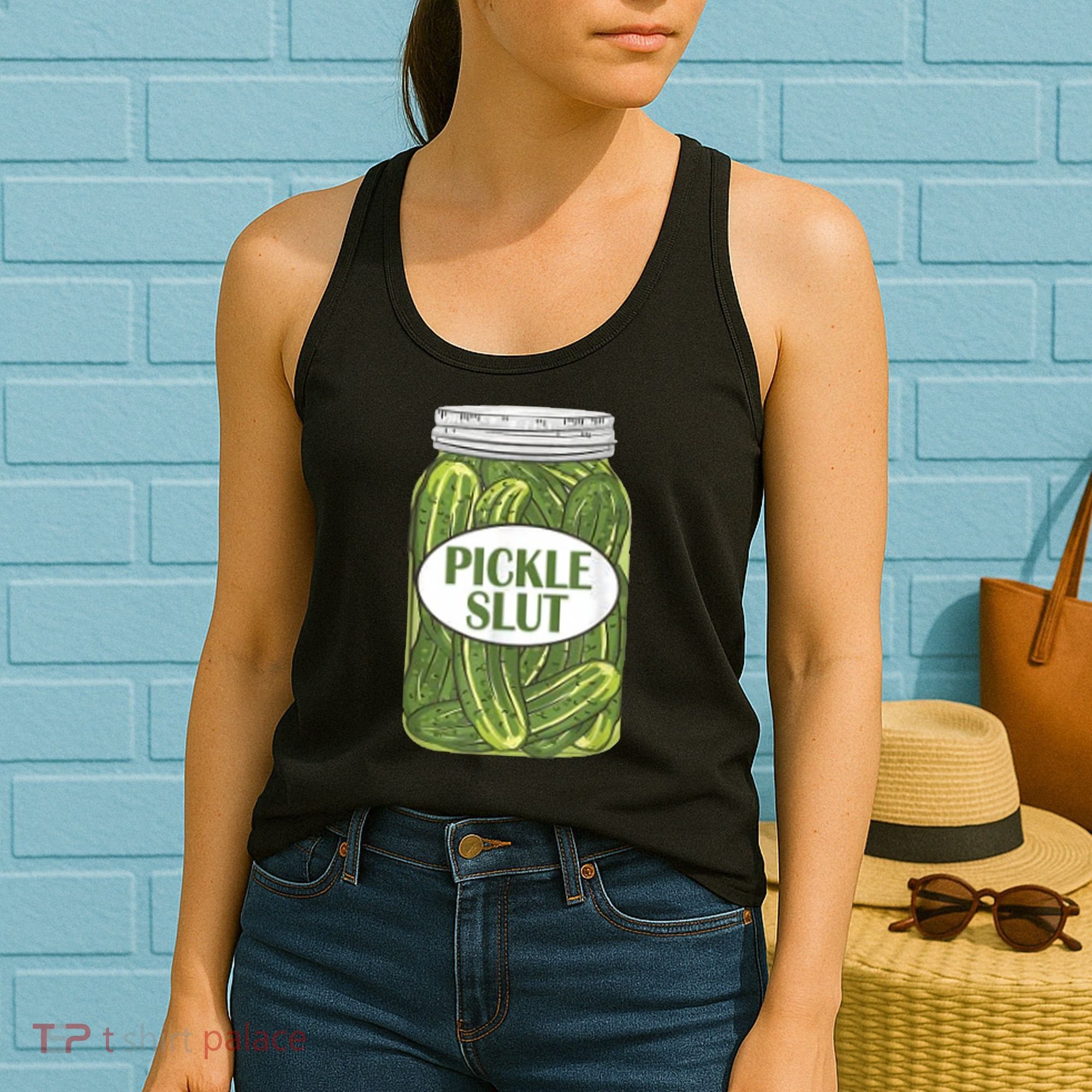 Pickle Slut Who Loves Pickles Women's Tank Top