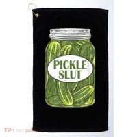 Pickle Slut Who Loves Pickles Golf Towel thumb 0