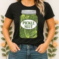 Pickle Slut Who Loves Pickles Women's T-Shirt thumb 2