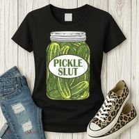 Pickle Slut Who Loves Pickles Women's T-Shirt thumb 3