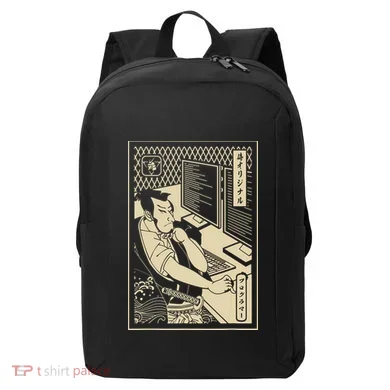 Programmer Samurai Warrior Computer Developer Samurai Modern Backpack
