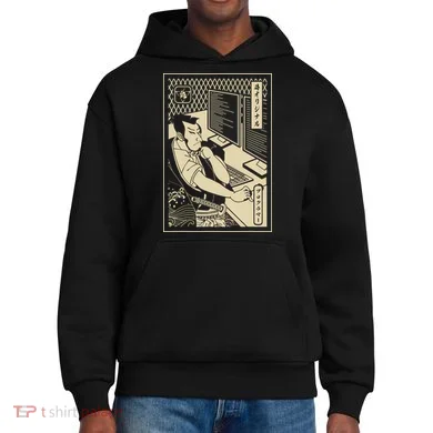 Programmer Samurai Warrior Computer Developer Samurai District V.I.T. Heavyweight Hoodie