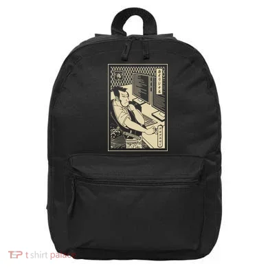Programmer Samurai Warrior Computer Developer Samurai 16 in Basic Backpack