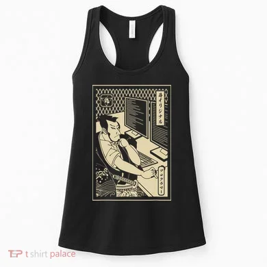 Programmer Samurai Warrior Computer Developer Samurai Women's Tank Top