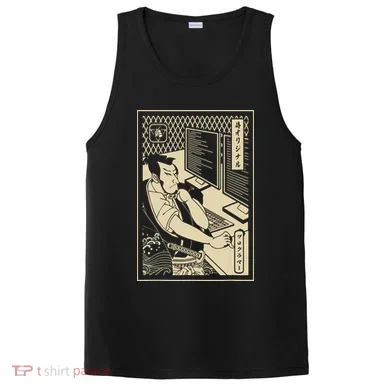 Programmer Samurai Warrior Computer Developer Samurai PosiCharge Competitor Tank
