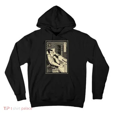 Programmer Samurai Warrior Computer Developer Samurai Tall Hoodie