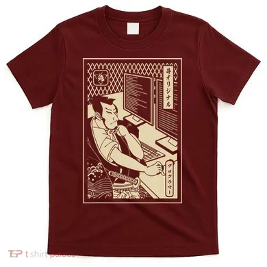 Programmer Samurai Warrior Computer Developer Samurai T-Shirt