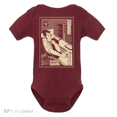 Programmer Samurai Warrior Computer Developer Samurai Baby Bodysuit