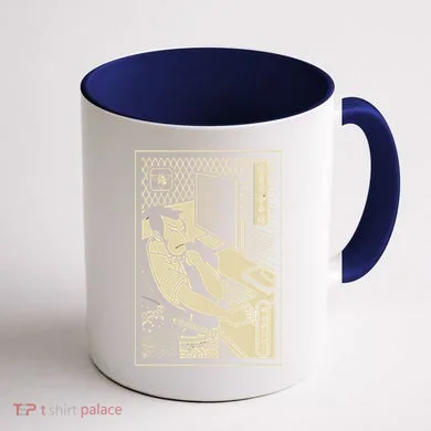 Programmer Samurai Warrior Computer Developer Samurai Coffee Mug back