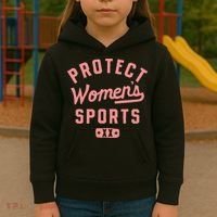 Protect Sports Xx Female Chromosomes Title Ix Kids Hoodie thumb 3
