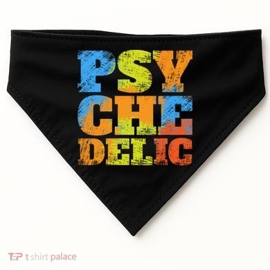Psychedelic USA-Made Doggie Bandana