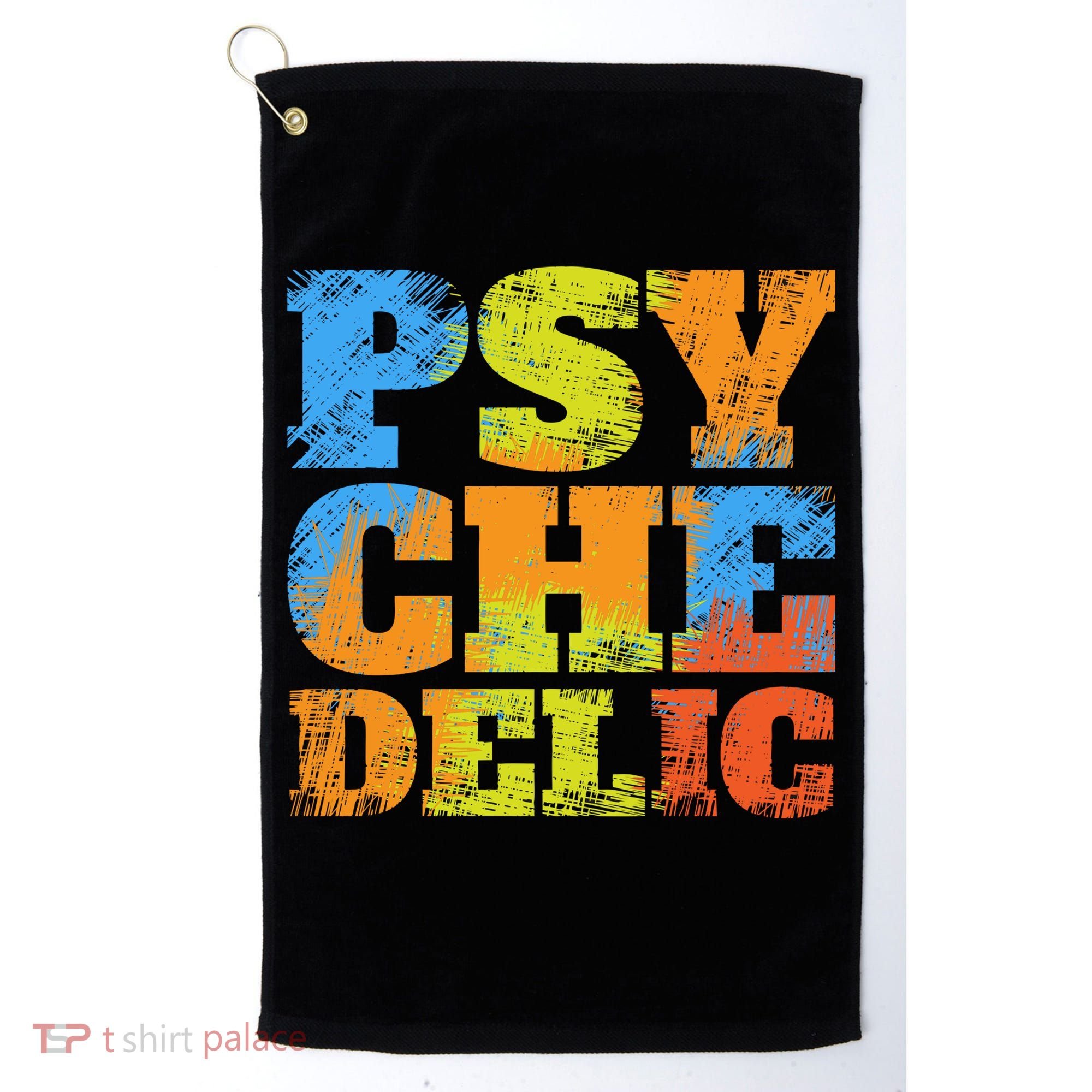 Psychedelic Golf Towel