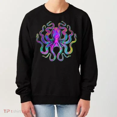 Psychedelic Octopus Women's Sweatshirt